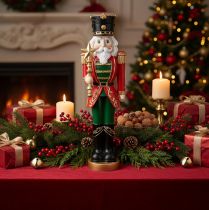 Artículo Figura decorativa de Cascanueces para Navidad, 59 cm.
