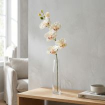 Artículo Orquídea Phalaenopsis artificial 6 flores crema rosa 70cm