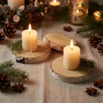 Artículo Rodajas redondas de abedul, naturales, 10 piezas – Decoración y manualidades, Bodas, Navidad