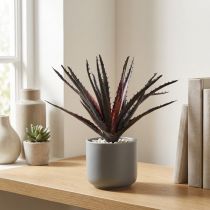 Artículo Aloe Vera artificial morado 26cm