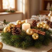 Artículo Mini bolas navideñas de cristal doradas Ø2,5cm 22 uds