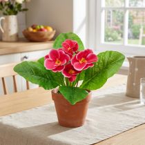 Artículo Prímulas flores artificiales Prímulas Rosa H25cm