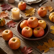 Artículo Manzanas decorativas Cox naranja 7cm 6uds