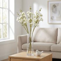 Artículo Ramas de flor de cerezo Flores de cerezo artificiales blanco 75cm 3 piezas