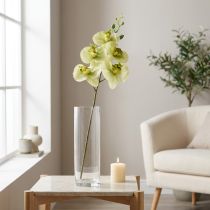 Artículo Orquídea Artificial Phalaenopsis Verde Amarillo 85cm