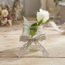 Artículo Cinta decorativa encaje beige gris 22mm 20m