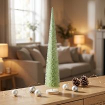 Artículo Árbol de Navidad artificial, árbol decorativo sobre base de madera, 60 cm.