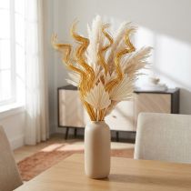Artículo Ting Ting Rizado 60cm amarillo dorado 40uds