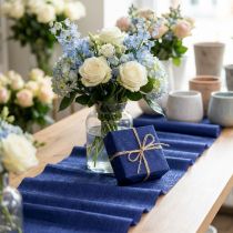 Artículo Papel crepé de floristería azul oscuro 50x250cm