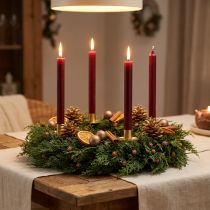 Artículo Corona de abeto Thuja con yemas base corona de vid Ø50cm