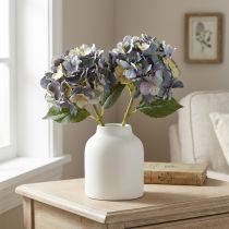 Artículo Flores artificiales en hortensia azul grande Ø15cm L58cm 2ud