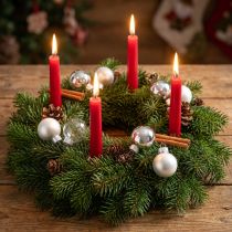 Artículo Mini bolas navideñas plateadas surtidas Ø2,5cm 22 uds