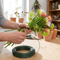 Artículo Alambre de aluminio para manualidades para arreglos florales e ideas de decoración DIY: versátil
