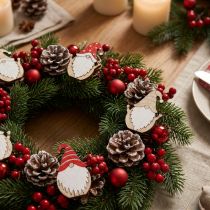 Artículo Duendes navideños de madera para pegar 2x3,5cm 48uds