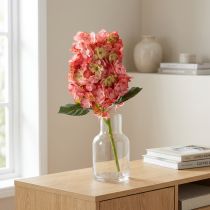 Artículo Flor de hortensia artificial de aspecto elegante para una atractiva decoración de habitaciones, 62 cm