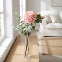 Artículo Rosas artificiales flores y capullos flor artificial rosa 57cm