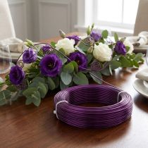 Artículo Hilo de aluminio Ø2mm morado oscuro 60m 500g