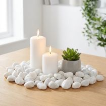 Artículo Guijarros de río Blanco Natural 3-5cm 1kg