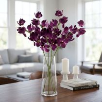 Artículo Mokara orquídea violeta 50cm artificial 6pcs