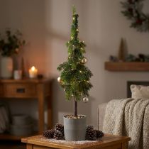 Artículo Abeto puntiagudo en maceta árbol de Navidad artificial Ø12cm H70cm
