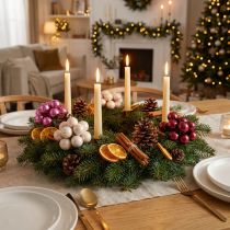 Artículo Mini bolas navideñas con alambre Berry Mix Ø20mm 140 uds.