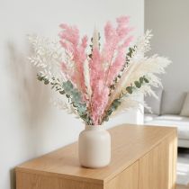Artículo Espárragos de plumas rosas (Espárragos) decoración seca 55-70cm