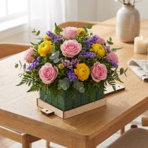 Artículo Jaula de espuma floral Florette Eco Base madera 12×10cm