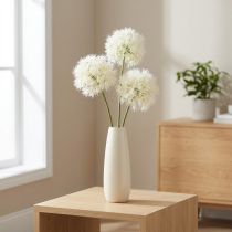 Artículo Flor artificial Allium, diseño delicado para uso interior, 68cm