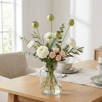 Artículo Ramo de amapolas artificiales decorativas, flores realistas para decoración del hogar, 61 cm, 3 piezas