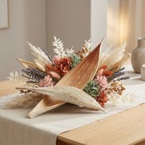 Artículo Cáscaras de coco, hojas de coco blanqueadas, 22-42 cm, 25 piezas