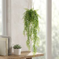 Artículo Bolitas colgantes Planta artificial colgante con yute 80cm