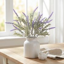 Artículo Plantas artificiales de lavanda artificial moradas, 38 cm, 3 manojos, 9 unidades