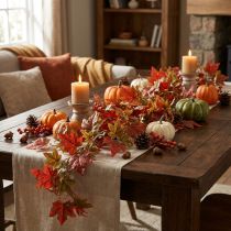 Artículo Deco rama arce otoño decoración 100cm ¡Planta artificial como real!