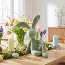 Artículo Figura decorativa de conejo, linda figura para un ambiente primaveral en cualquier habitación, 38cm