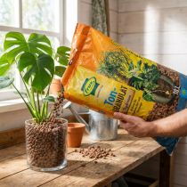 Artículo Gránulos de arcilla Frux Hydroton, gránulos de arcilla expandida para plantas, 18 l