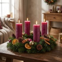 Artículo Velas unicolor en Berry velas en barra 34x240mm 4 piezas