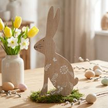 Artículo Conejito de Pascua Decoración de Pascua conejito decorativo de madera sentado 20×40cm