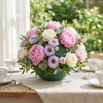 Artículo Bola de espuma floral pequeña verde Ø12cm 5 uds