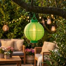 Artículo Lampion LED con solar 20cm verde