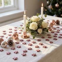 Artículo Mini decoración dispersa estrellas decoración mica rosa 1,5cm 144 piezas