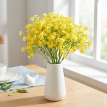 Artículo Gypsophila paniculate hierba de yeso flores amarillas L46cm 4 piezas