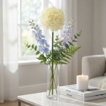 Artículo Cebolla ornamental artificial Allium crema blanca Ø18cm L90cm