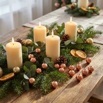 Artículo Cuentas decorativas cobre metalizado 14mm 35 piezas
