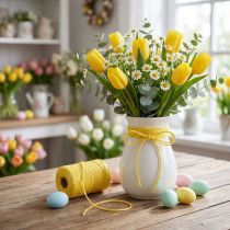 Artículo Cinta de yute cordón de yute cinta decorativa de yute amarillo Ø2mm 200m
