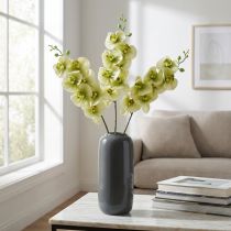 Artículo Orquídea Artificial Phalaenopsis Verde Amarillo L83cm