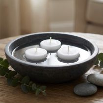 Artículo Luces de repuesto para velas votivas de sacrificio en color blanco, 10 unidades