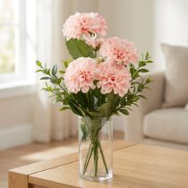Artículo Dalia Artificial Flores Artificiales Rosa Con 5 Flores 50cm