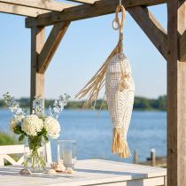 Artículo Peces para colgar, marítimo, perchas de decoración con peces, decoraciones de fiesta tropical
