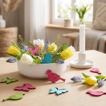 Artículo Decoración para controlar pájaro de madera mariposa surtido 2cm