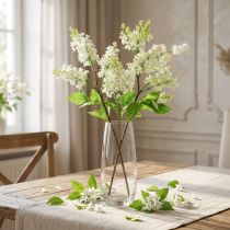 Artículo Rama lila blanca 84cm
